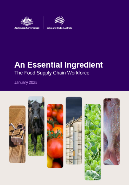 An Essential Ingredient: The Food Supply Chain Workforce report cover